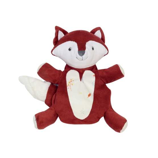 Peluche fantoche Léonard - Esconde-esconde na floresta