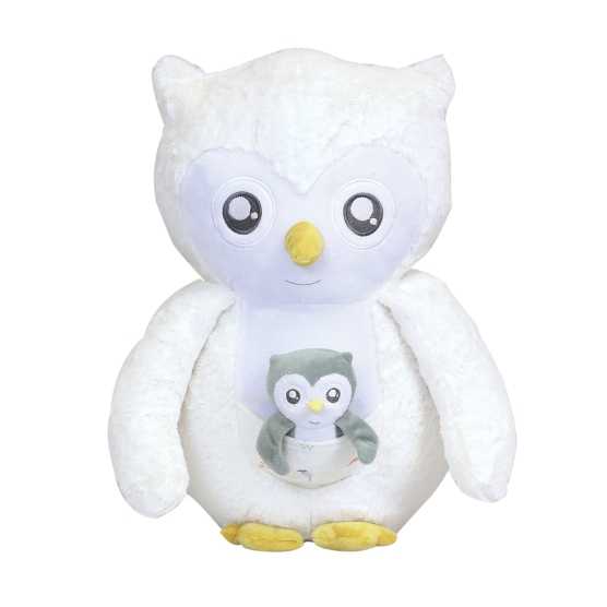 Peluche XXL Violette e o seu bebé da coleção Às Escondidas na Floresta.