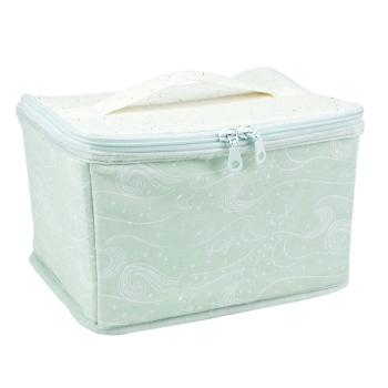 Mint green and heathered beige vanity Au large de Nova, product photo