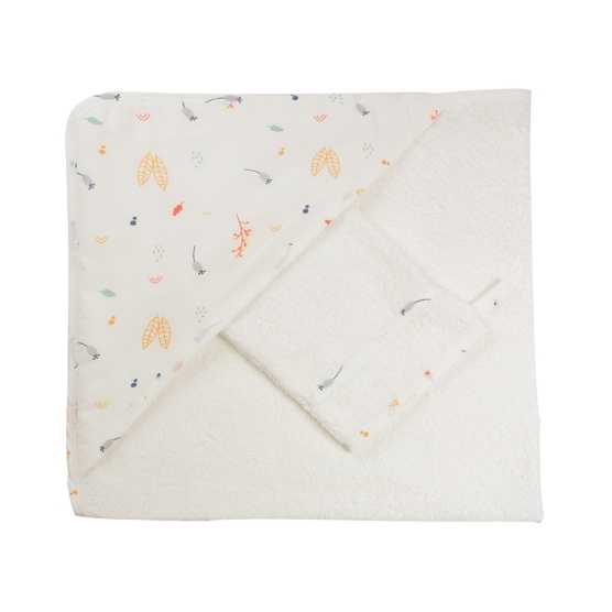 Hidden in the forest bath set product photo on white background