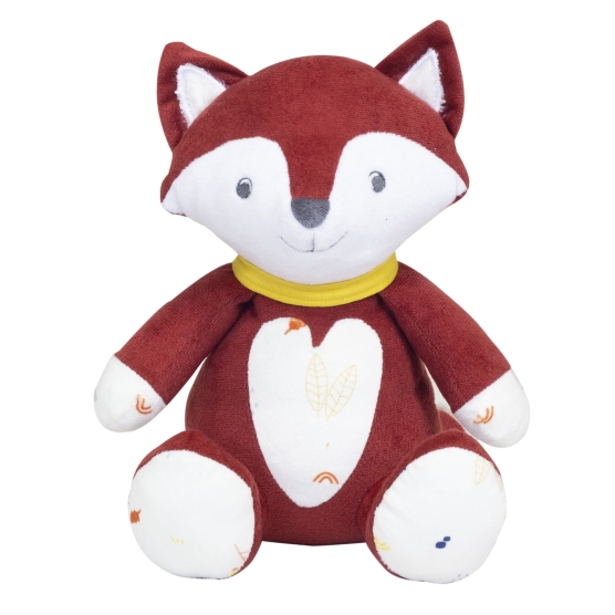 Leonard the terracotta-colored fox facing forward