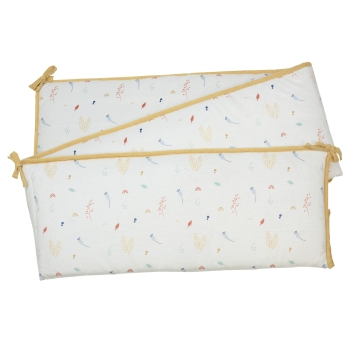 Pequeño protector de cuna posición alta de la colección Escondite en el bosque Pequeño protector de cuna posición alta de la colección Escondite en el bosque