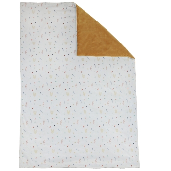 Cache Cache ochre forest blanket photo of front