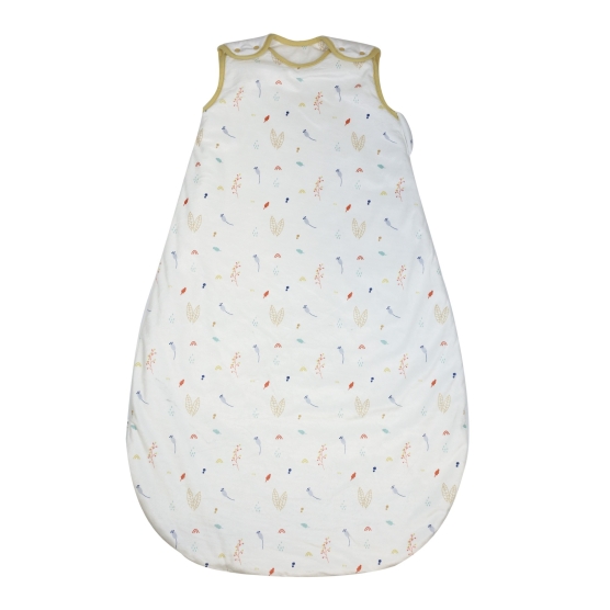 Large 90cm white sleeping bag with hide-and-seek in the forest pattern