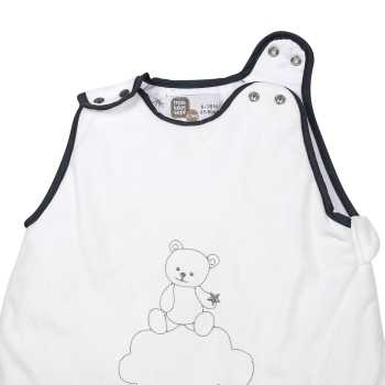 zoom en el cierre de doble corchete en los hombros del saco de dormir Martin et ses copains zoom en el cierre de doble corchete en los hombros del saco de dormir Martin et ses copains