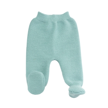 pantalon naissance en maille vert sauge photo produit face pantalon naissance en maille vert sauge photo produit face