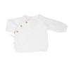 reggiseno per neonato bianco con bottone effetto legno reggiseno per neonato bianco con bottone effetto legno
