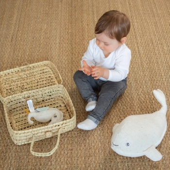 bébé avec son hochet hippocampe au large de nova bébé avec son hochet hippocampe au large de nova