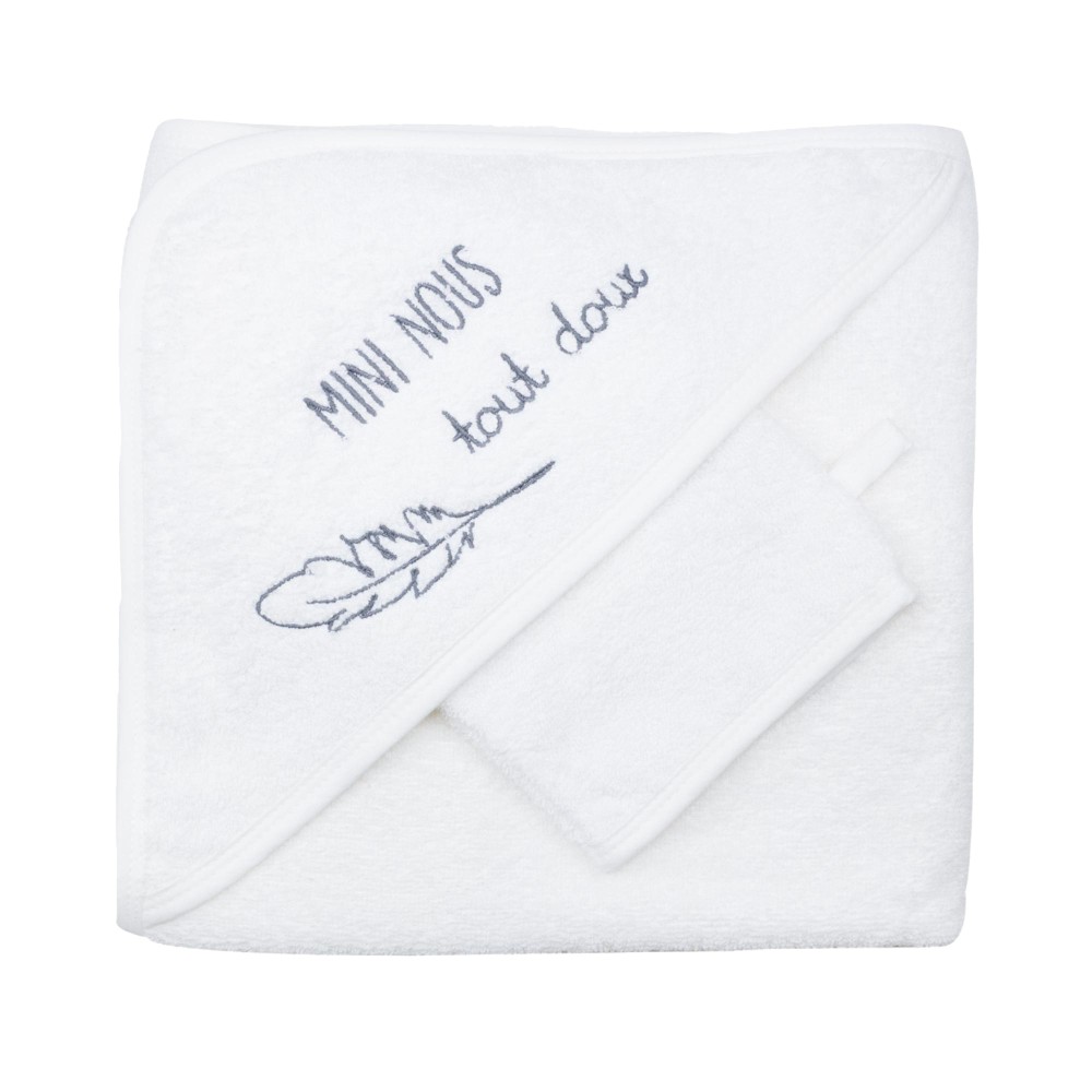 capa de baño bebé mini nous gris capa de baño bebé mini nous gris