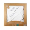 Conjunto de banho para bebé Mini Nous com uma toalha e uma luva de banho numa caixa de presente de papel kraft Conjunto de banho para bebé Mini Nous com uma toalha e uma luva de banho numa caixa de presente de papel kraft
