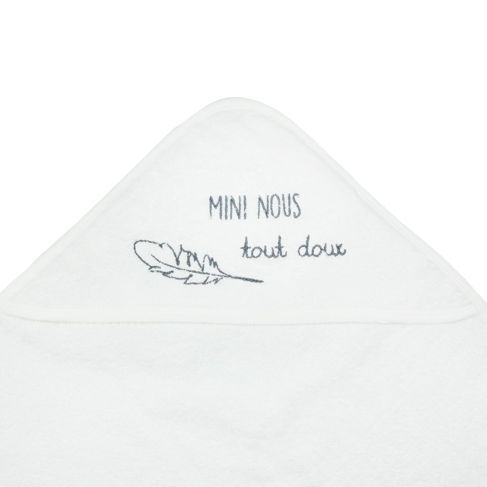 sortie de bain bébé 100% coton MINI NOUS tout doux sortie de bain bébé 100% coton MINI NOUS tout doux