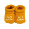 Baby mustard slippers 50% dad/50% mom Baby mustard slippers 50% dad/50% mom