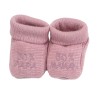 Chaussons bébé rose 50% papa/50% maman Chaussons bébé rose 50% papa/50% maman