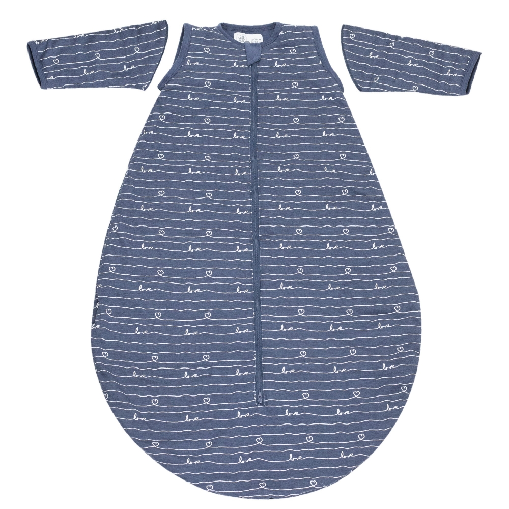 Sacco nanna blu navy senza maniche rimovibili Sacco nanna blu navy senza maniche rimovibili