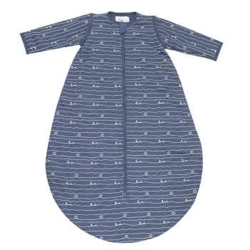 gigoteuse bleu marine avec un motif blanc love gigoteuse bleu marine avec un motif blanc love