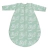 saco de dormir verde-sálvia com motivos de folhas tropicais saco de dormir verde-sálvia com motivos de folhas tropicais
