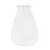 Front view of the newborn sleeping bag, white in corduroy Front view of the newborn sleeping bag, white in corduroy