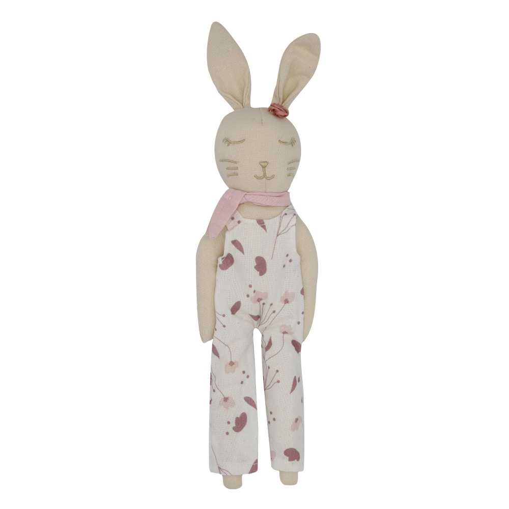 Lili, a coelhinha, em versão boneca com jardineiras Lili, a coelhinha, em versão boneca com jardineiras