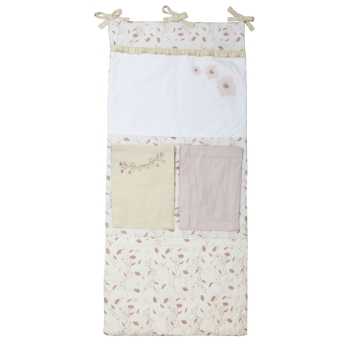 Organizador de berço para bebé - Rosa e Lili