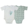 Set of two sage green short sleeve bodysuits Set of two sage green short sleeve bodysuits