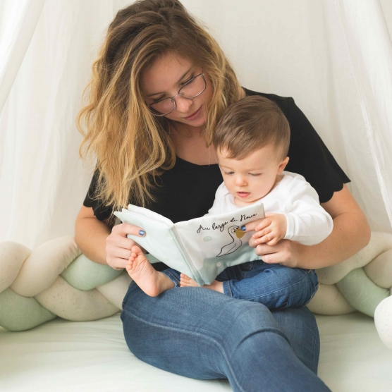 Ocean theme baby fabric book