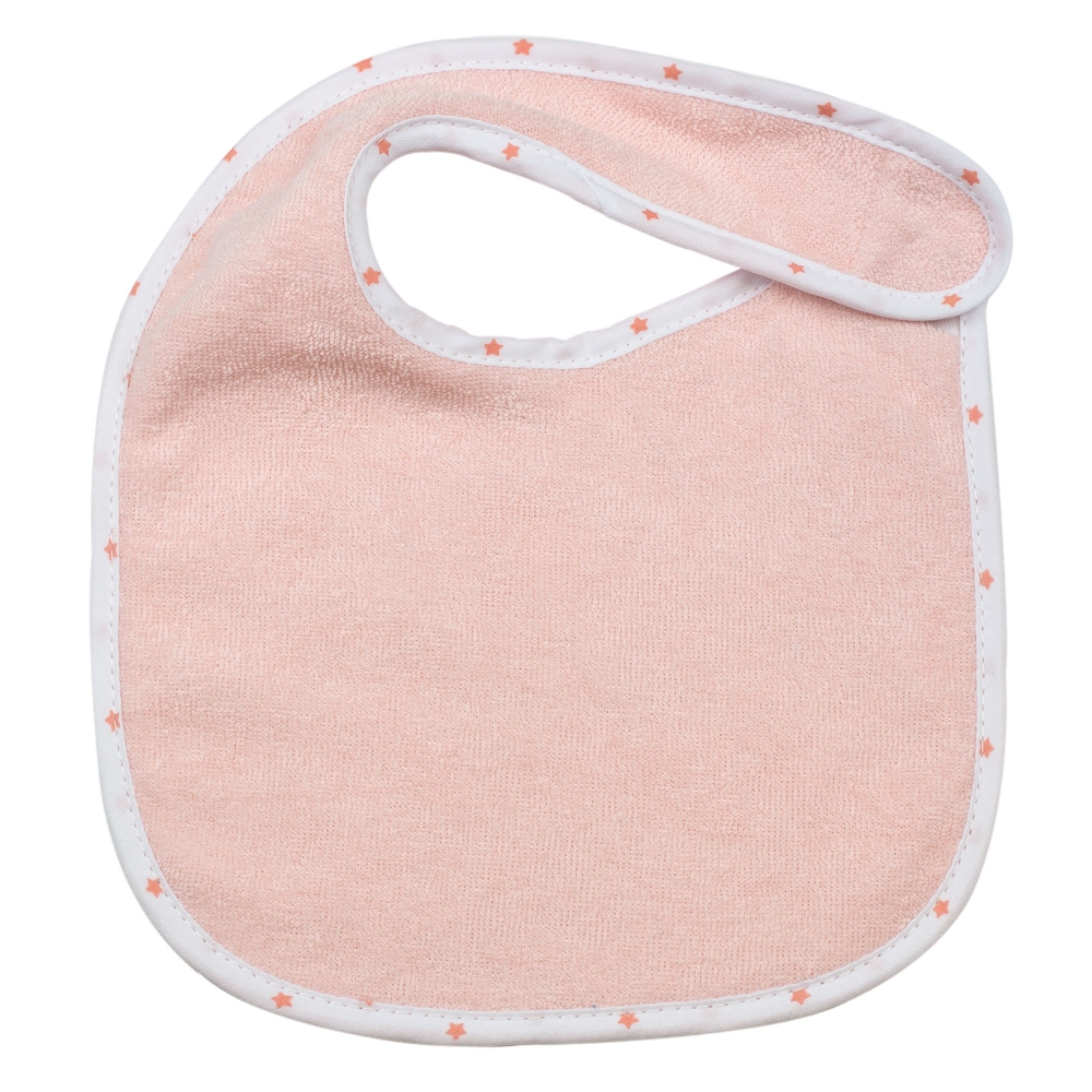 Baby-Lätzchen Mädchen rosa uni