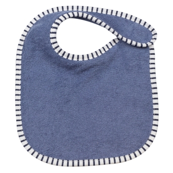 bavoir bleu marine uni mixte pour bébé
