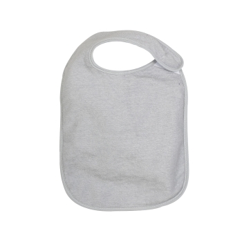 Gray bib for weaning