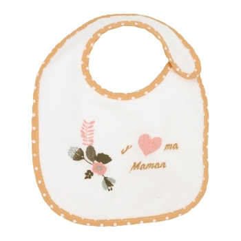 Lot de 7 bavoirs - Bébé d'amour Rose Trois Kilos Sept - 5