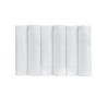 Pack de 6 fraldas de pano bebé branco liso 70*70 cm Pack de 6 fraldas de pano bebé branco liso 70*70 cm