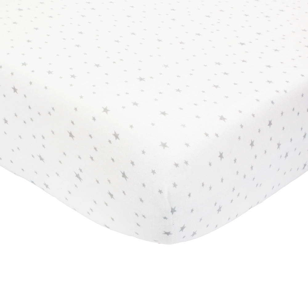 Jersey Fitted Sheet - Stars