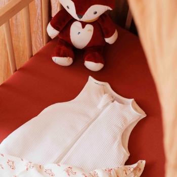 Newborn sleeping bag - White corduroy Trois Kilos Sept - 6 Newborn sleeping bag - White corduroy Trois Kilos Sept - 6