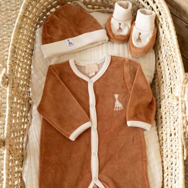 Fornecedor de roupa para bebé da marca licenciada Sophie la Girafe
